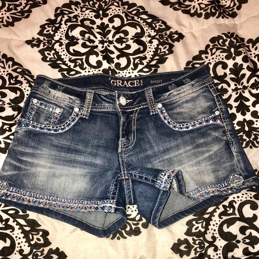 Grace in LA shorts